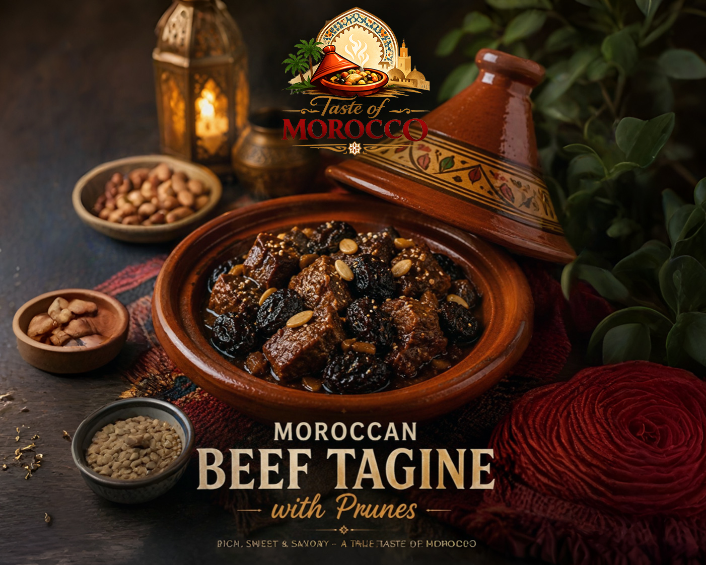 Moroccan Beef Tagine with Prunes