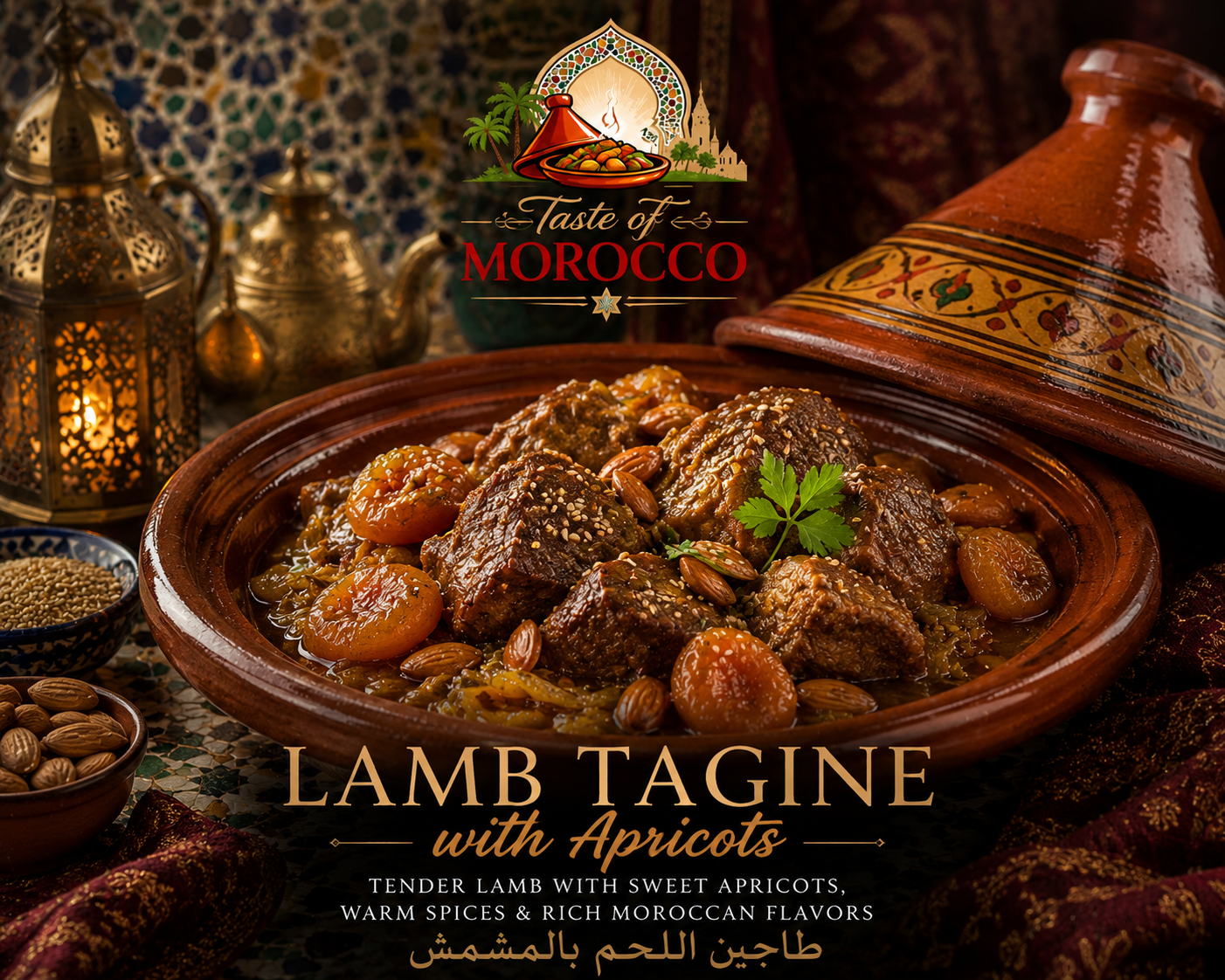 Moroccan Lamb Tagine with Apricots