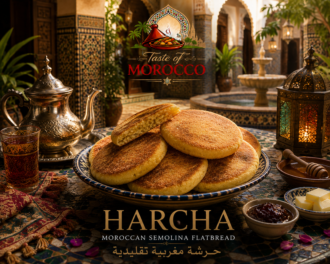 Moroccan Harcha Recipe – Traditional Semolina Flatbread